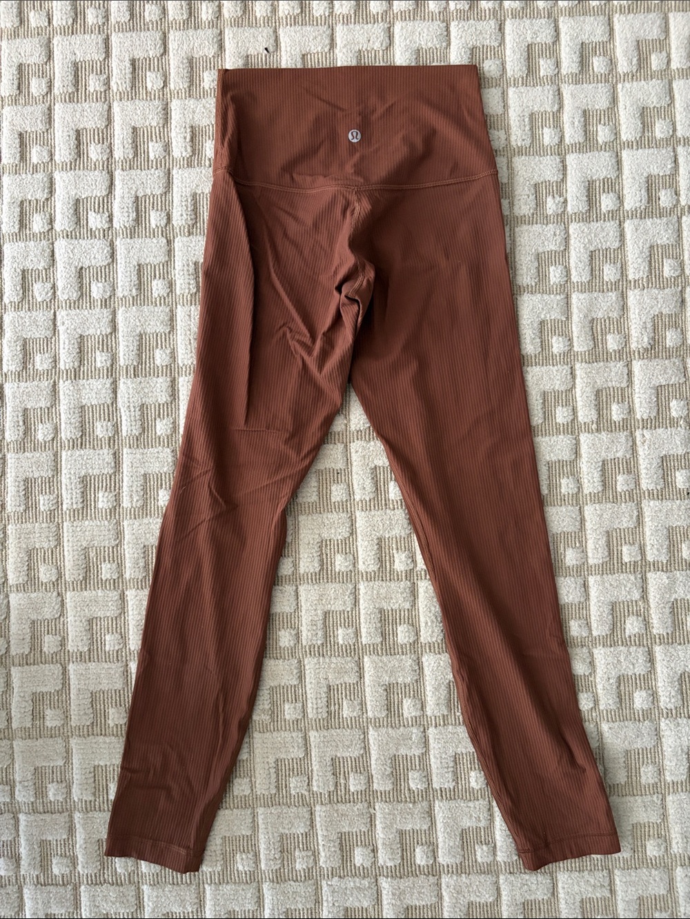 lululemon athletica Align Ribbed High-Rise Ribbed Roasted brown size 4 25”